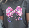 Nurse Bow and Stethoscope